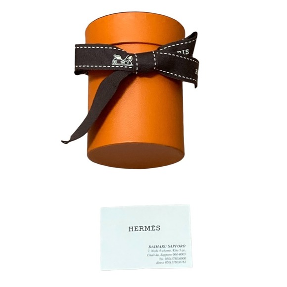 HERMES Blue Silk Scarf - Picture 13 of 13